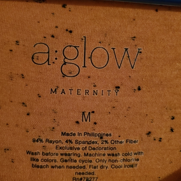 a:glow Mustard Long Sleeve Tee - Picture 3 of 3